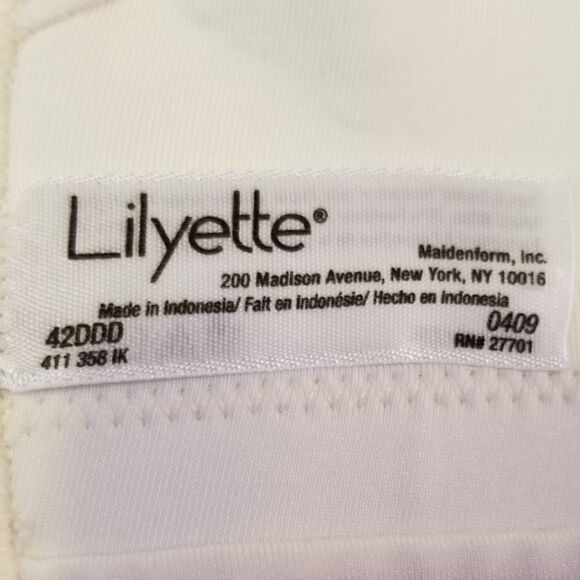 Lilyette Cream Seamless Cup Underwire Plus Size Bra - Picture 3 of 7